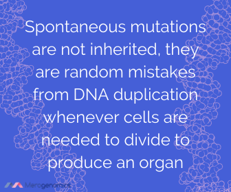 Image of Merogenomics article quote on spontaneous mutations