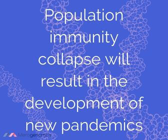 Image of Merogenomics article quote on  pandemic future