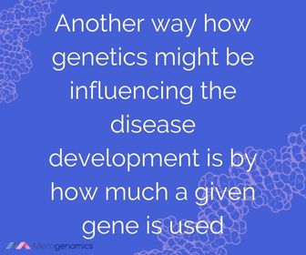 Image of Merogenomics article quote on how genes cause disease