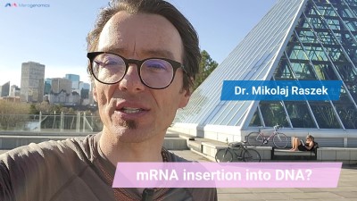 Can mRNA based genetic info be inserted into DNA? video thumbnail