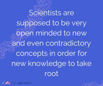 Image of Merogenomics article quote on scientific knowledge growth
