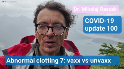 Spike clotting in vaccinated vs unvaccinated (abnormal clots episode 7 - update 100) video thumbnail