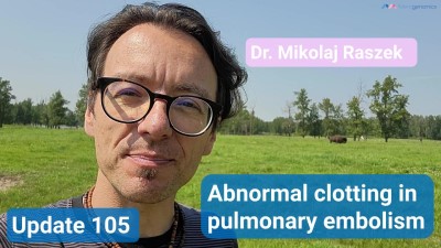 More evidence for abnormal clots (pulmonary embolism patients before pandemic - update 105) video thumbnail